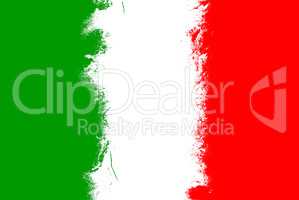 Italy flag grunge