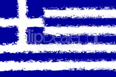 Greece flag grunge