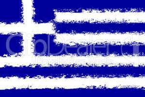 Greece flag grunge