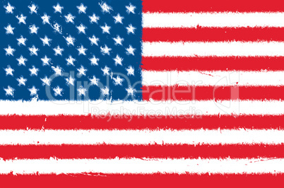 USA flag grunge