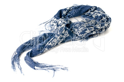 Blue scarf