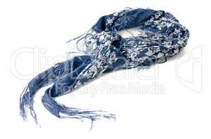 Blue scarf