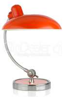 Retro orange table lamp
