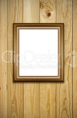 Vintage wooden frame