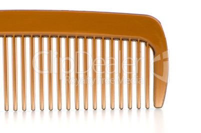 Brown comb closeup