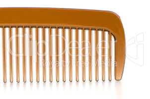 Brown comb closeup