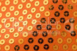 Orange paillette background