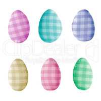 Easter egg shape decorations