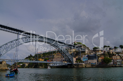 Steel bridge Ponte dom Luis