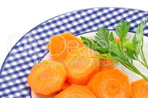 Sliced carrots