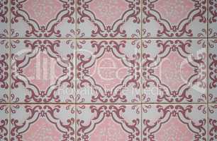 Traditional Portuguese glazed tiles