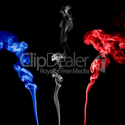 Three Colorful Smoke