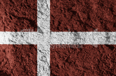 Denmark grunge flag