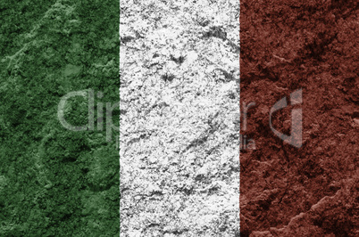 Italy grunge flag