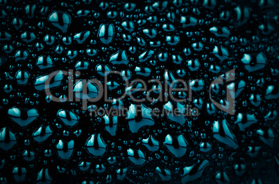 Background of water drops