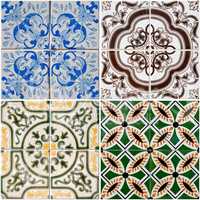 Vintage ceramic tiles