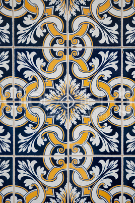 Traditional spanish ceramic tiles