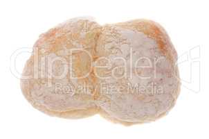 White wheat round bread