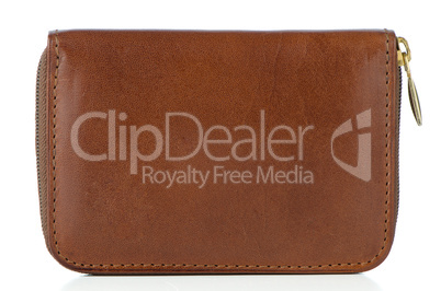 Brown leather wallet