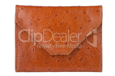 Brown leather wallet