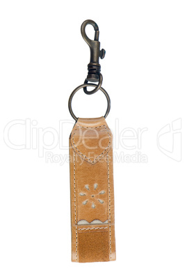 Leather key chain