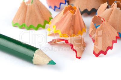 Pencil and shavings