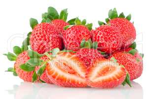 Appetizing strawberries