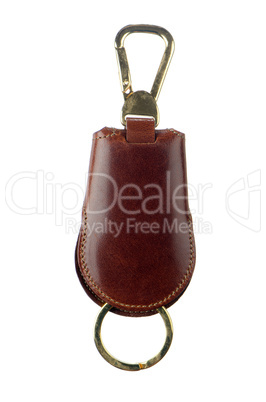 Leather key chain