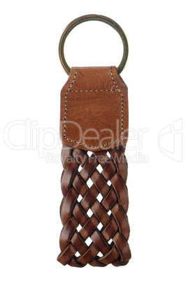 Leather key chain