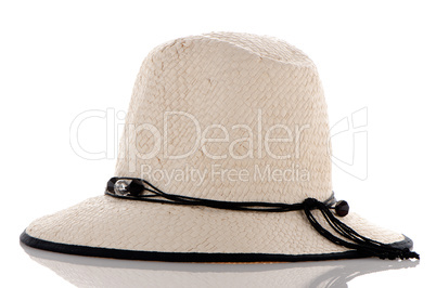 White woman big hat