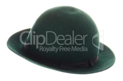 Green vintage hat