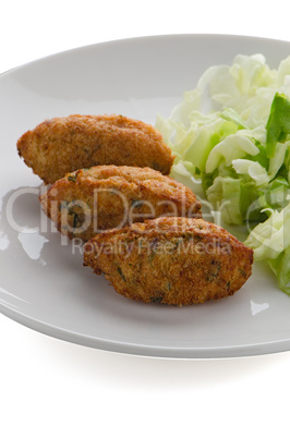 Fried breaded cod fish