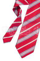 Red pattern tie