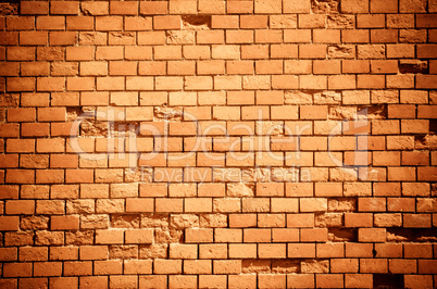 Red brick wall texture