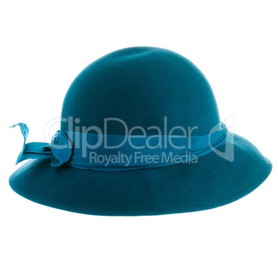 Blue vintage hat