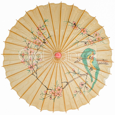 Oriental umbrella isolated