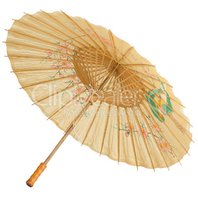 Oriental umbrella isolated