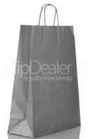 Grey  paper bag