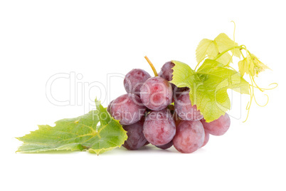 Bunch of red grapes