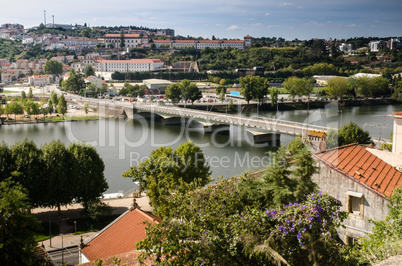 City panorama of Coimbra
