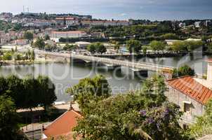 City panorama of Coimbra