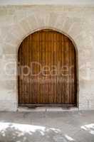 Old wooden door