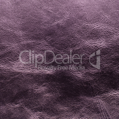Purple leather