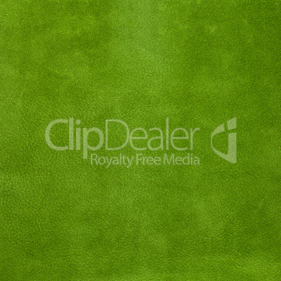 Green leather texture closeup