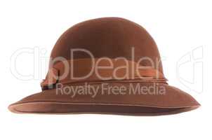 Brown vintage hat