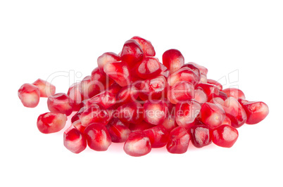 Pomegranate seed pile