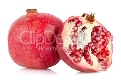 Ripe pomegranate fruit