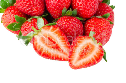 Appetizing strawberries