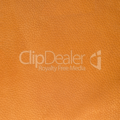 Orange leather texture closeup