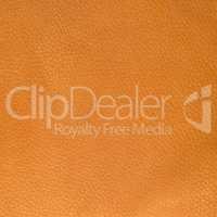 Orange leather texture closeup